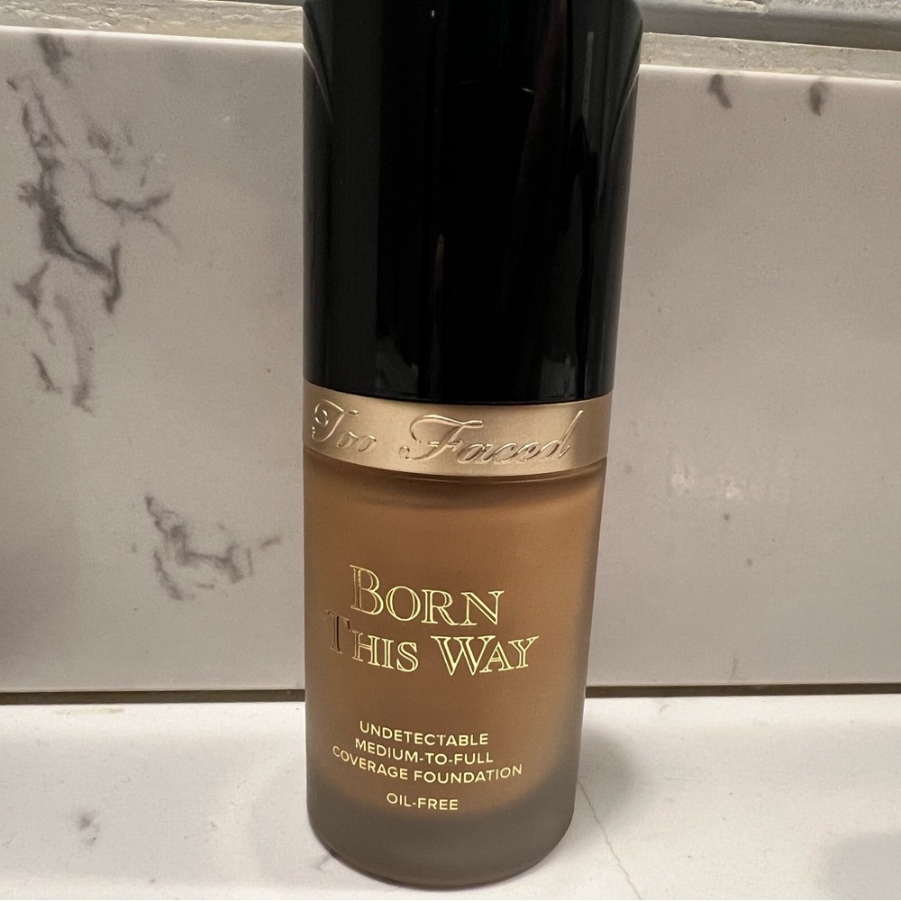 Too faced born this way foundation warm beige